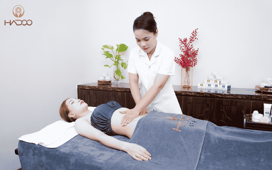 Massage thải độc hệ bạch huyết chuẩn tại Hadoo