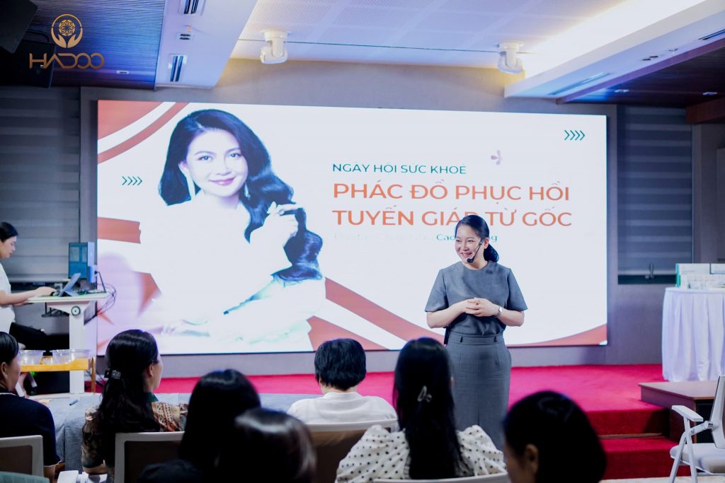 Một buổi hướng dẫn chăm sóc tuyến giáp tại Hadoo